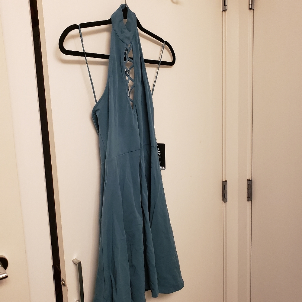 Backless strappy dress